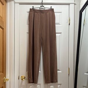 ADODOS BROWN PANTS WIDE LEG softstream feel